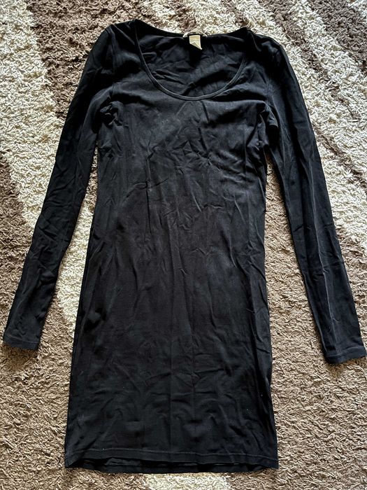 Чорна сукня-міні H&M Basic, розмір S