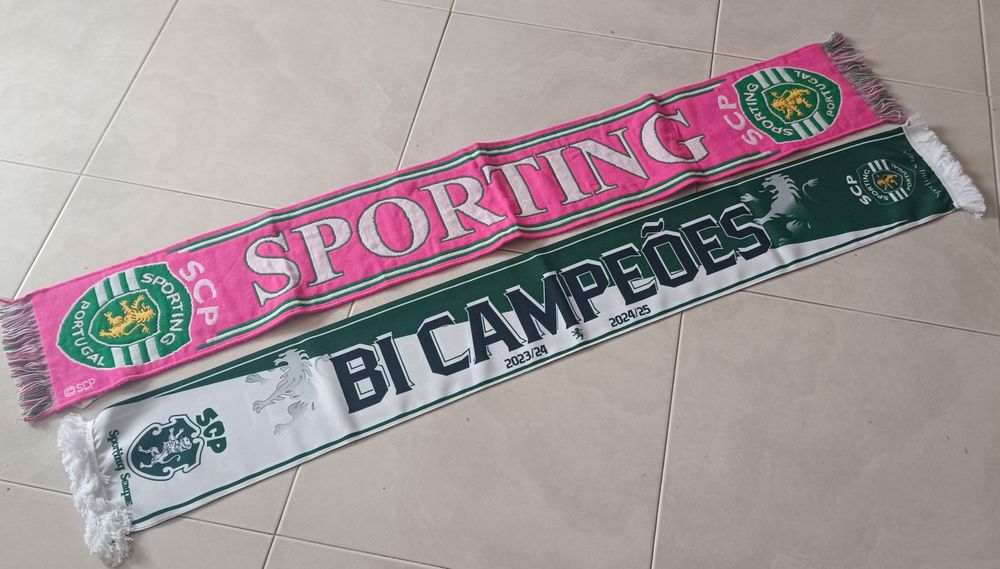 2 cachecois do Sporting novos