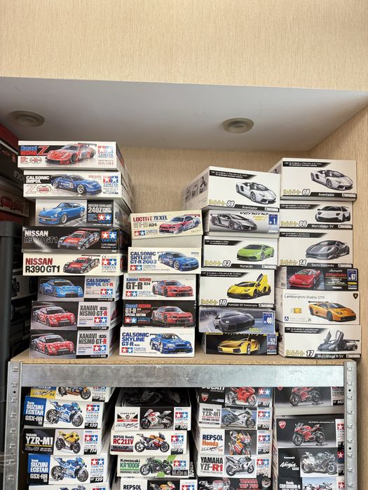 Моделі авто 1/24 / 1/12 / 1/20, Tamiya, Fujimi, Aoshima, Meng