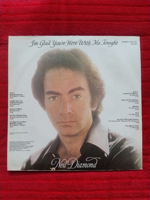LP Neil Diamond - I'm Glad You're Here With Me Tonight