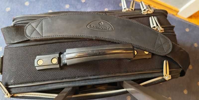 Biznesowy Trolley Samsonite – Bagaż podręczny – Bardzo wysoka rączka!