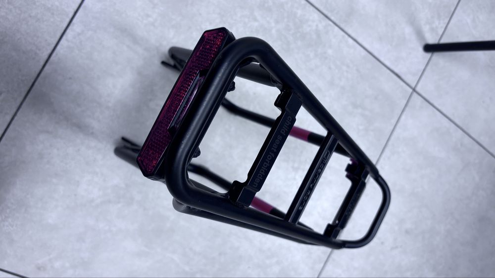 Nowy bagażnik do roweru + licznik Kross