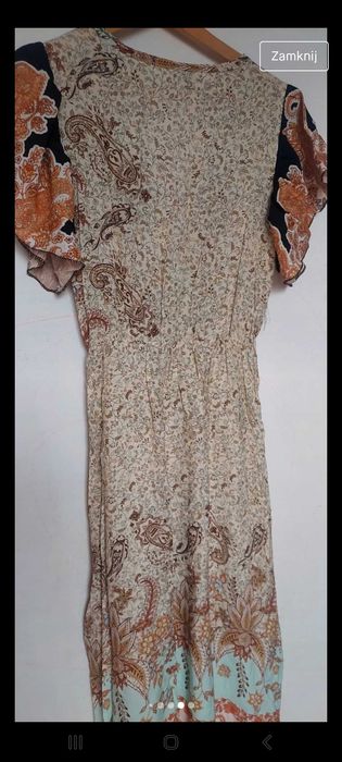 Sukienka wloska w piekne pastelowe kolory