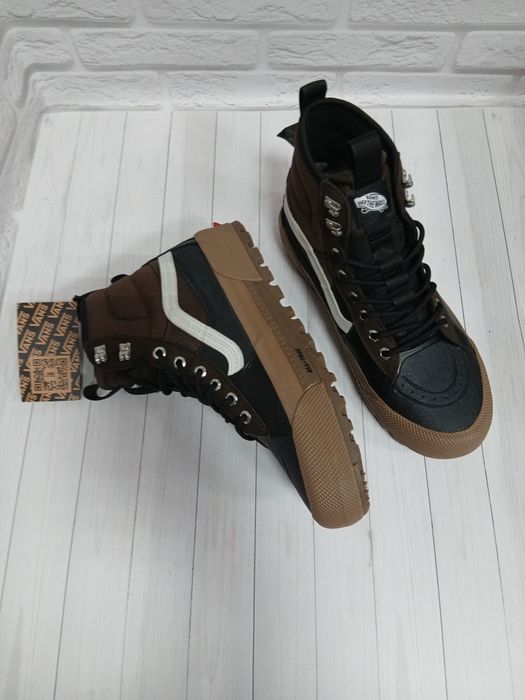 Жіночі зимові чоловічі VANS Gore-tex Sk8-hi Mte-3 Shoes (demitasse/bla