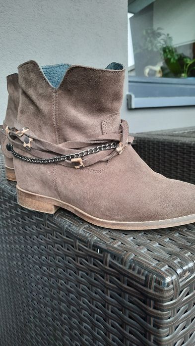 Botki ze skóry rozmiar 36