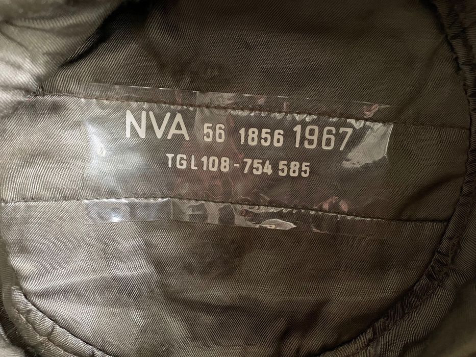 Czapka zimowa uszatka wojsk NRD NVA 1967 r.