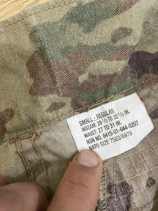 Штани бойові USA Army Combat FR Multicam S/R негорючі з наколінниками