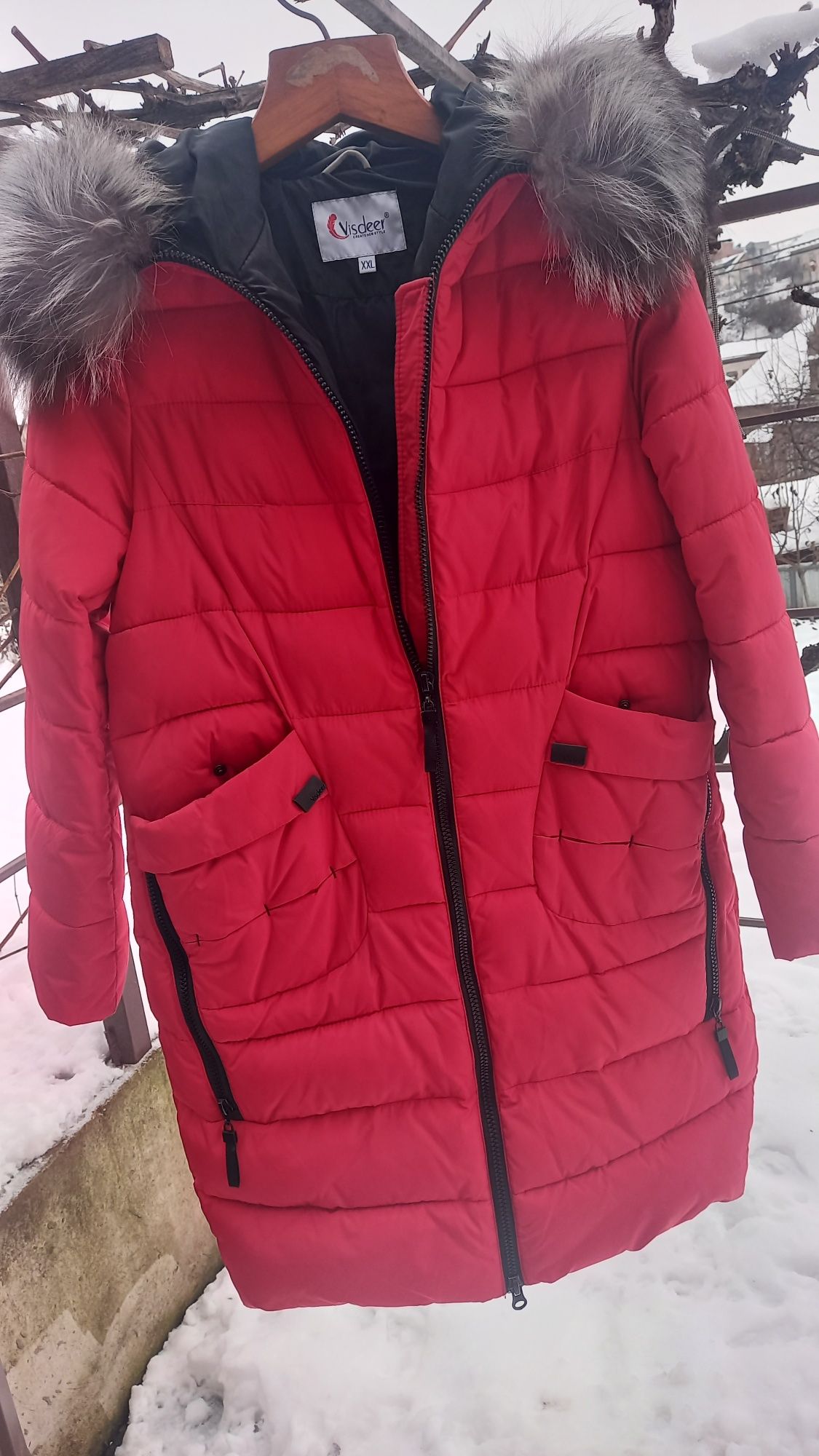 Куртка пуховик зимова з чорнобуркою XXL Visdeer: 2 500 грн. - Пуховики ...