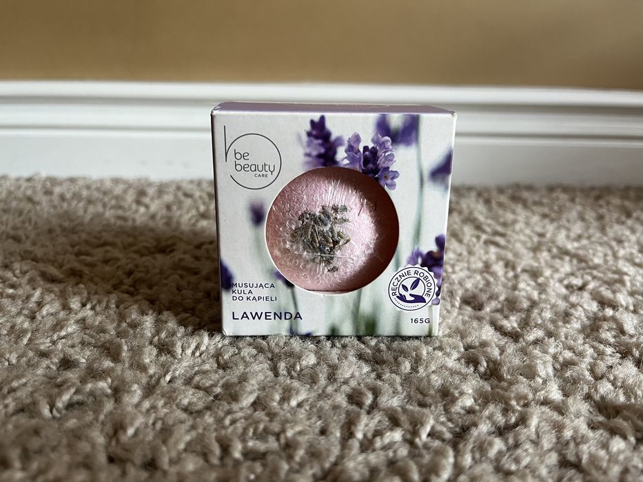 Be Beauty musująca kula do kąpieli duża 165g z suszoną lawenda