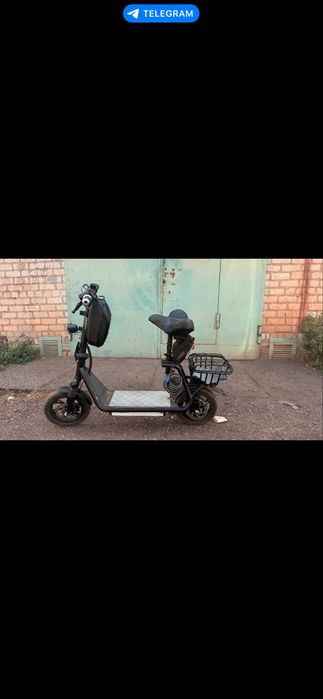 Електросамокат KUGOO C1+ Plus 17Ah 800W Black (із сидінням).