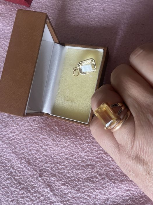 Anel e pendente de ouro portugues