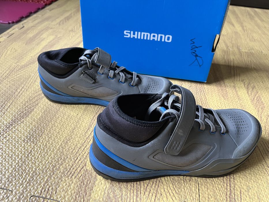 Контактні вело черевики Shimano SH-AM701 р.42 (Контактне взуття)