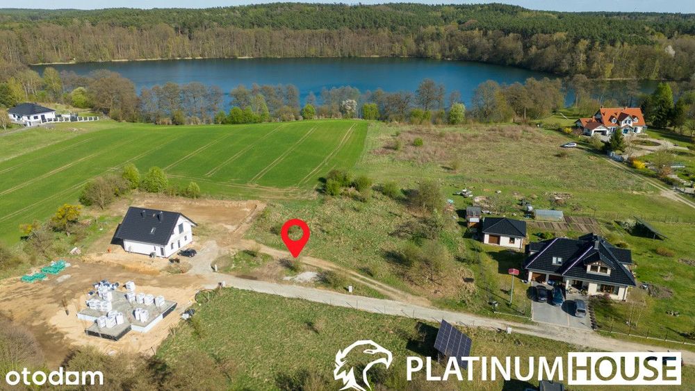 Działka nad jeziorem z WZ | gm. Lubrza |  1 089 m²
