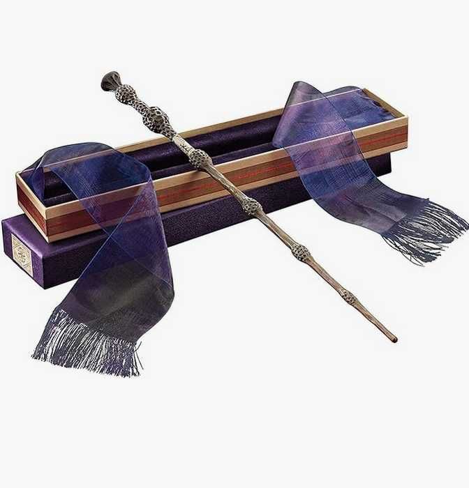 Harry Potter varinha Dumbledore caixa Ollivanders The Noble Collection