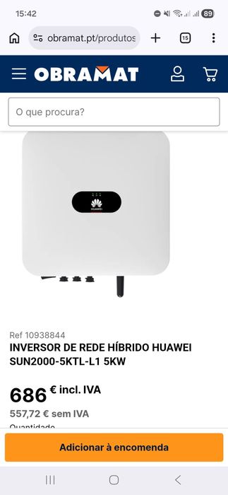 Inversor Huawei  híbrido