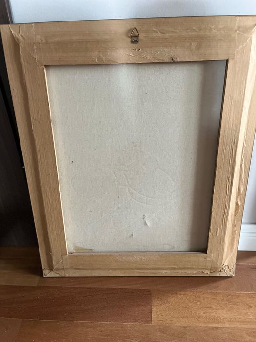 Ręcznie malowany obraz w ramie 59cm x 69 cm