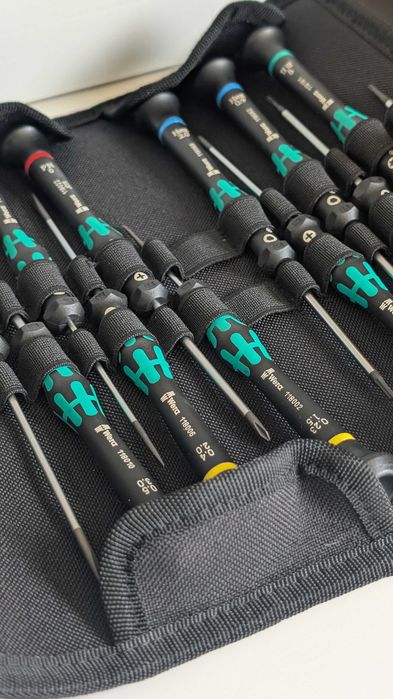 Wera Tools - Kraftform Micro 12 Universal 1 - Set 12 Chaves de Precisão com Bolsa