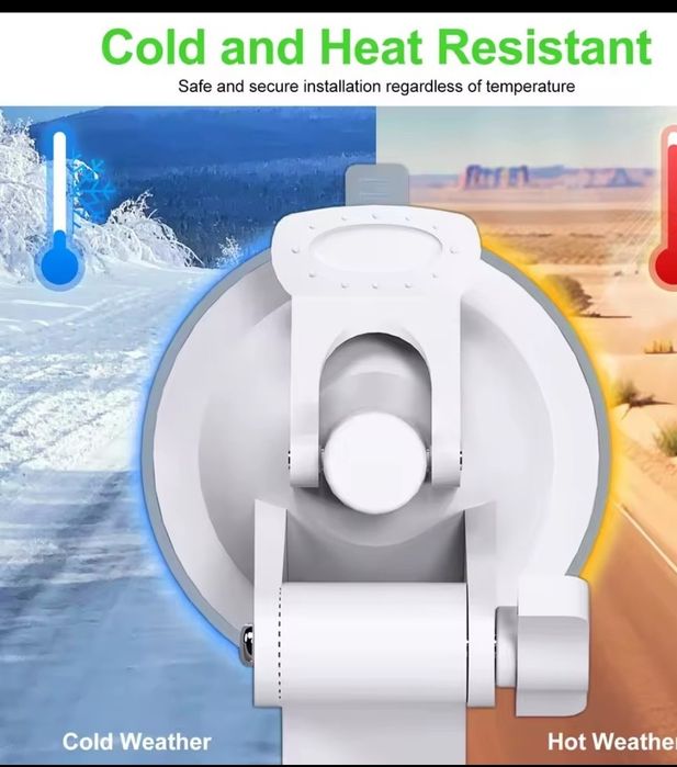 Кріплення Starlink Mini на скло / авто  4 присоски