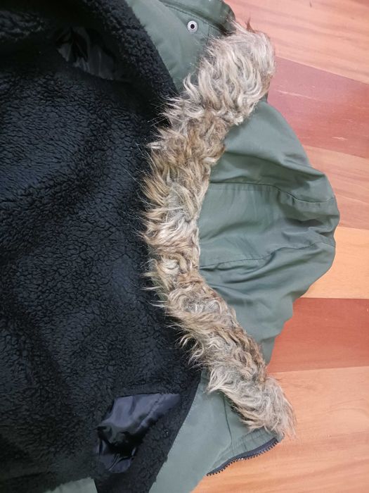 Parka com capuz para criança  - 8/9 anos