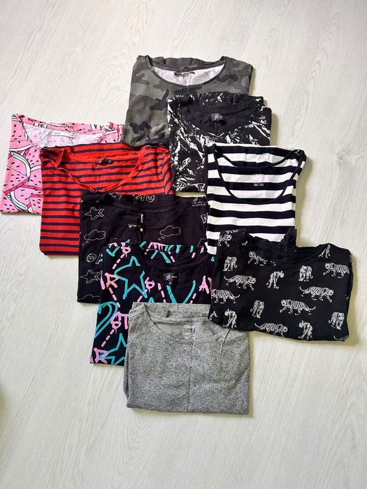 Mega zestaw 9 -t-shirtów rozmiar S