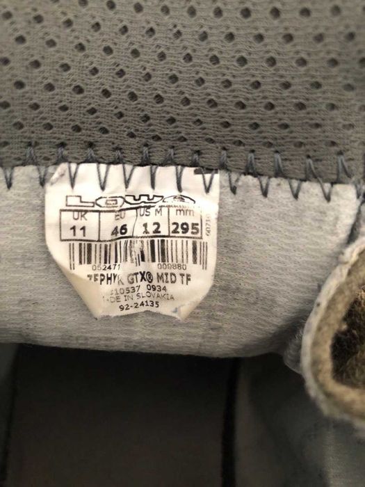 Продам черевики Lowa Zephyr GTX® MID TF, Sage, оригінал, з коробкою