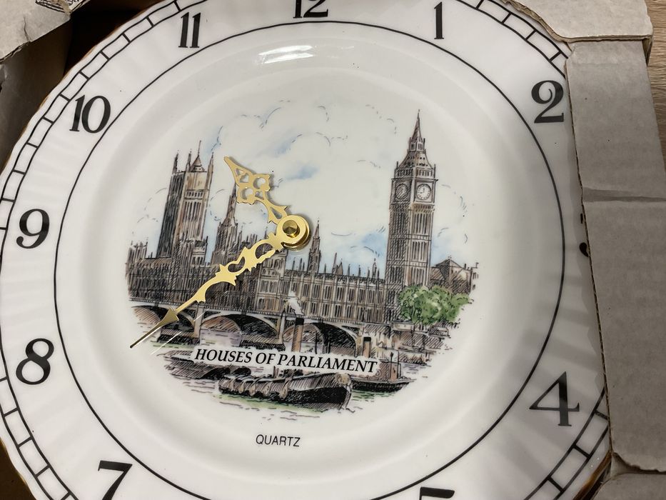 Relógio de parede Royal Imperial – Fine Bone China – Londres