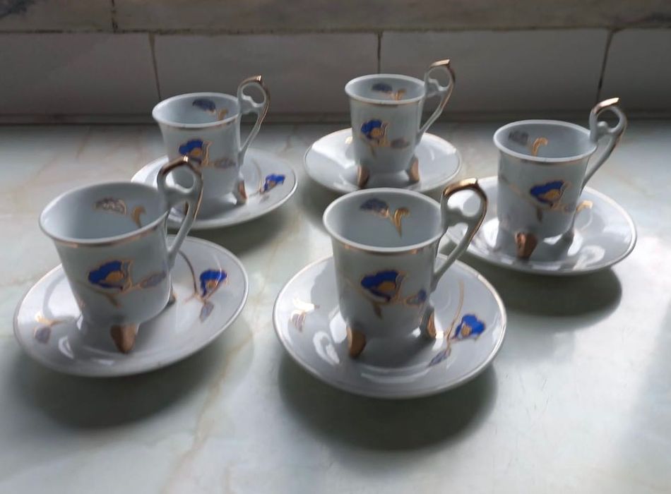 Conjunto chávenas café - Nunca usado