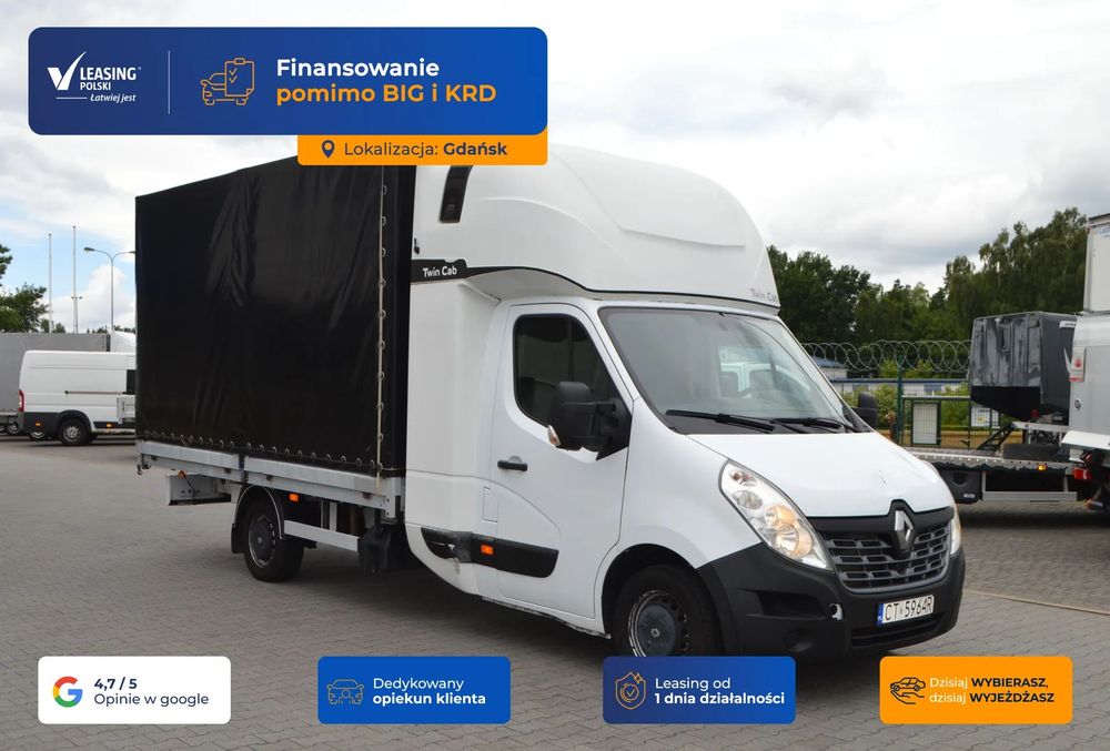 Renault Master  GDAŃSK [14835] webasto, 2,3 D. 170 KM, drugi silnik po remoncie.
