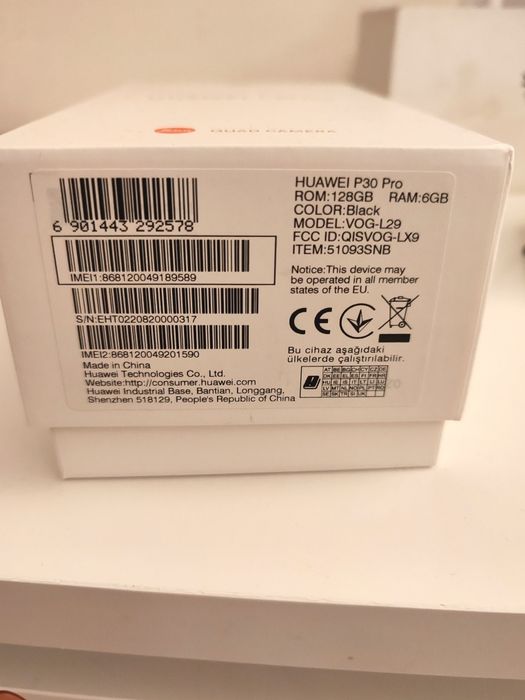 Telefon komórkowy smartfon Huawei P30 pro  dual sim 6GB 128 RAM