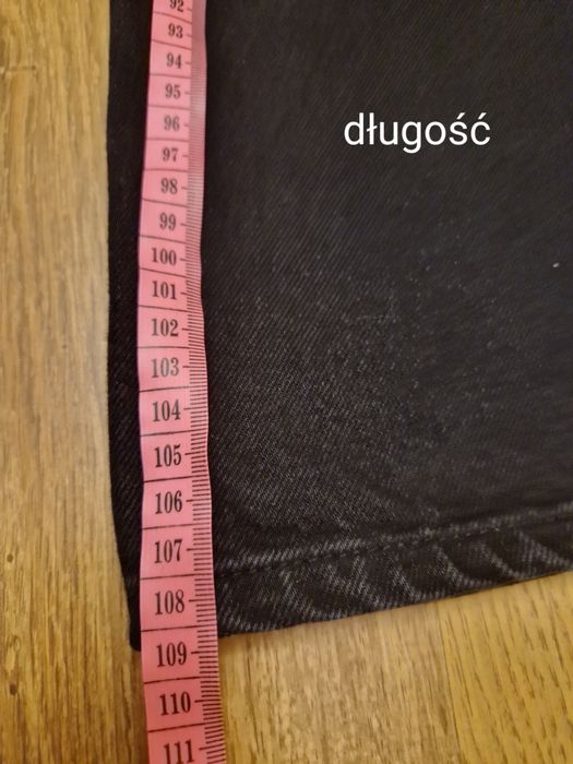 Spodnie Bershka Denim czarne 34