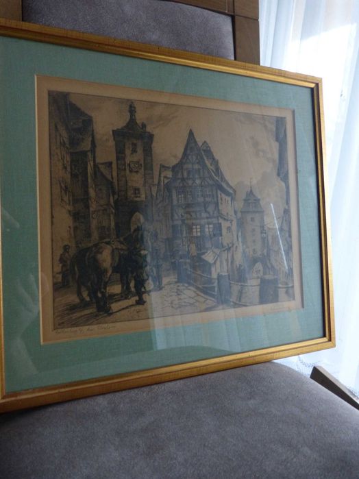 Grafika z Rothenburga