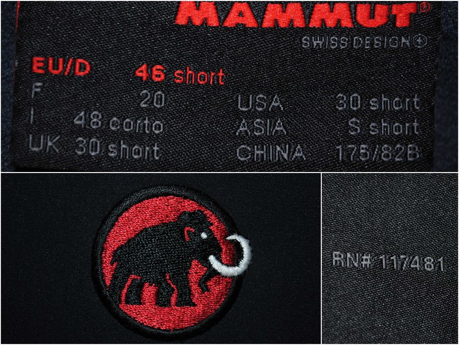 Штаны Mammut Softech  Schoeller 46 30  S