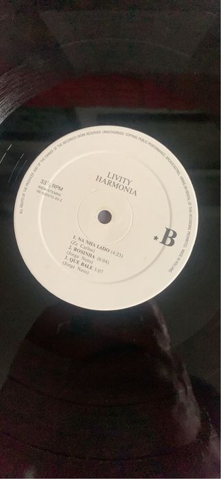 Livity Harmonia disco lp