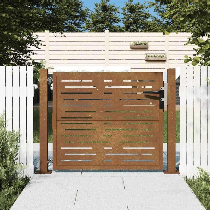 Portão em Aço Corten