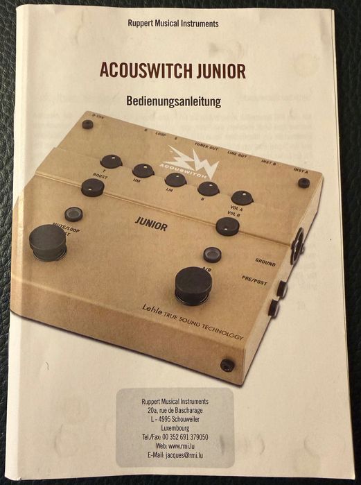 Preamp RMI Lehle Acouswitch Junior