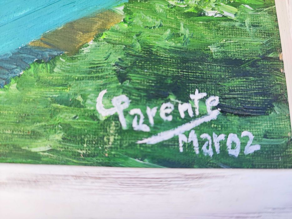 bonita pintura assinada C Parente