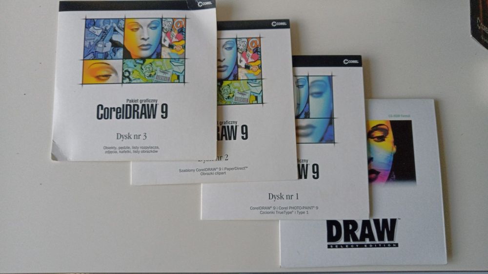 CorelDRAW 9 pakiet graficzny licencja PL