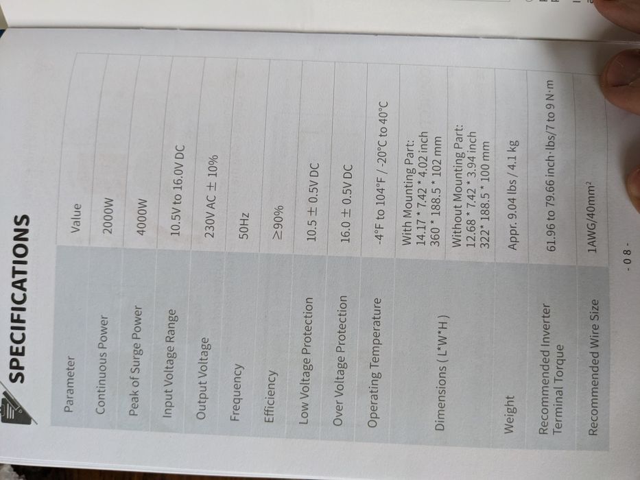 Redodo 2000 Вт  інвертор  чистий сінус