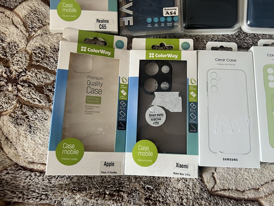 Чохли Samsung, Xiaomi, Apple, Realme