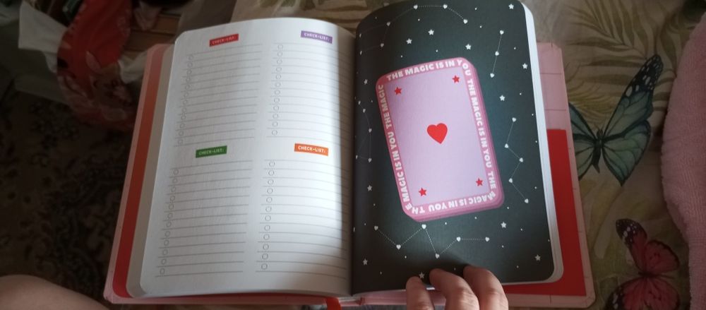 Планер рожевий на 12 місяців новий