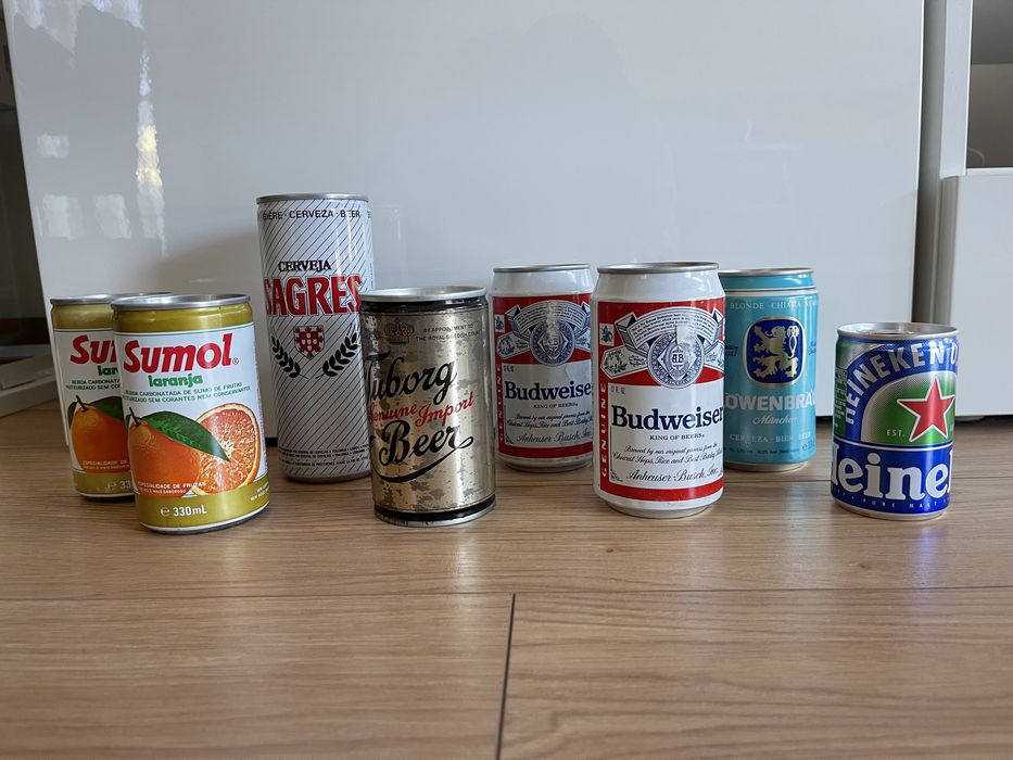 Latas refrigerante vintage