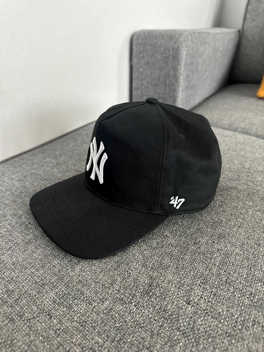 Czapka z daszkiem 47 Brand New York Yankees MLB Hitch Cap Black white