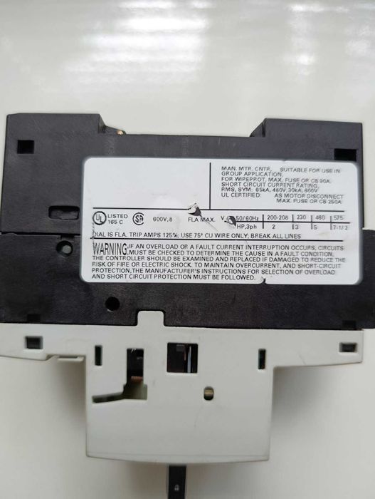 Автоматичний вимикач (выключатель) Siemens  SIRIUS 3RV1421-1HA10