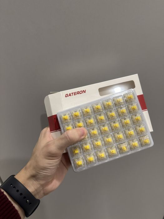 перемикачі світчі Gateron та інші свитчи по штучно та комплектами