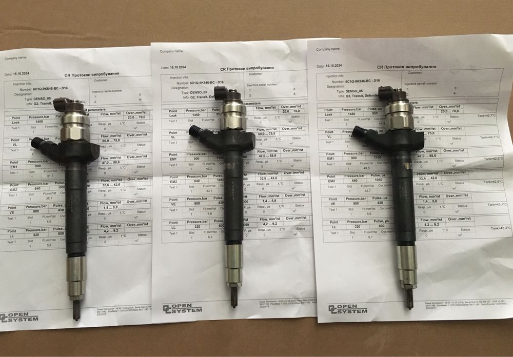 Форсунки Tranzit,Jumper,Boxer 2.2