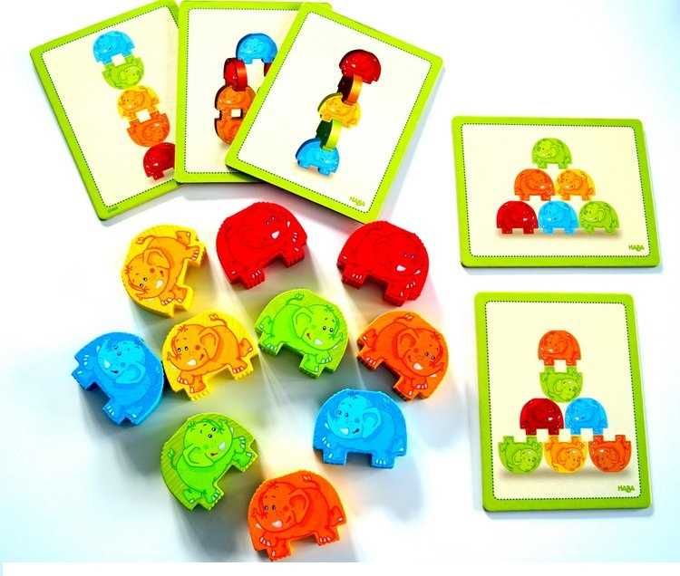 Haba, Gra układanka Chwiejące się słonie