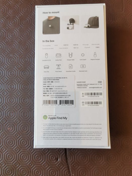 Insta 360 go 3s 4k 64gb nova ainda embalada