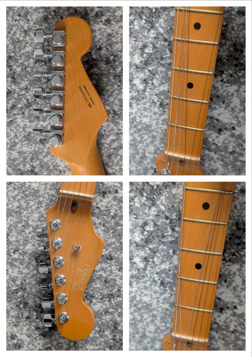 Электрогитара Fender American Ultra Stratocaster MN Texas Tea (Left Hand)