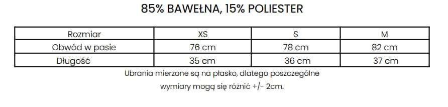 Spódniczka jeansowa Olavoga NOVA XS S M niebieska czarna