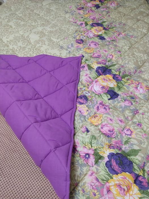 Пухова ковдра синтепух #300 , євроковдра 200*220, одіяло якісне